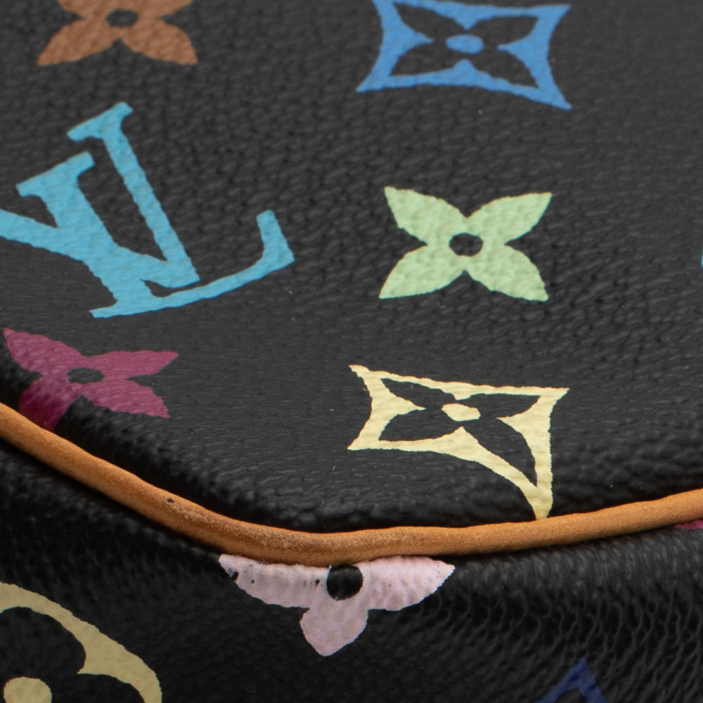 Louis Vuitton Black Multicolor Monogram Canvas Pochette