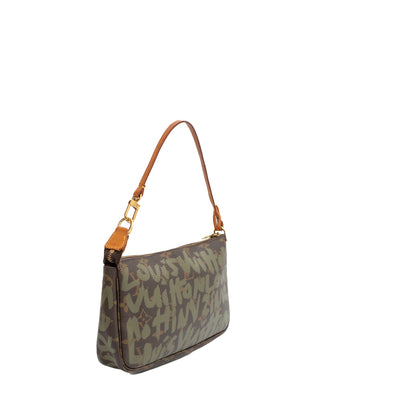 Vintage Accessory Pochette Bag in brown monogram canvas Louis Vuitton - Second  Hand / Used – Vintega