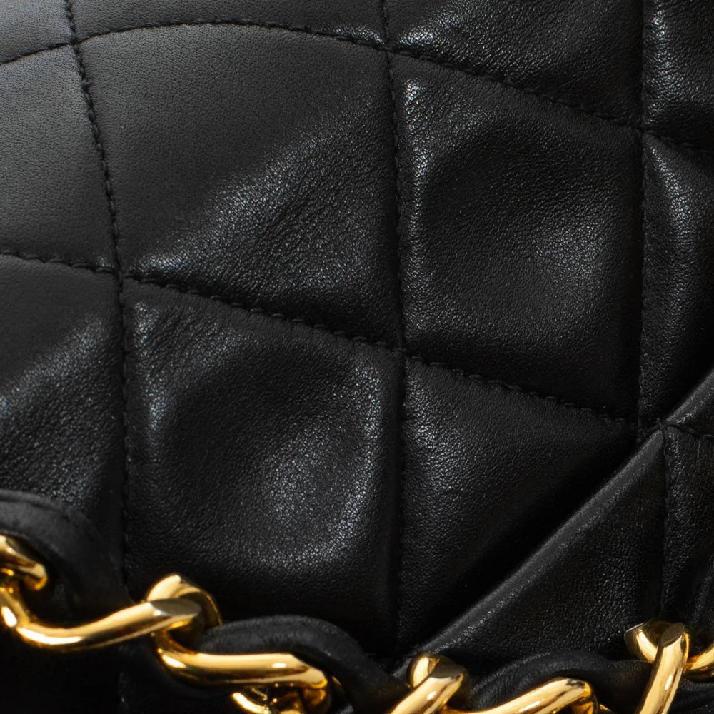 Chanel pebbled sale leather handbag