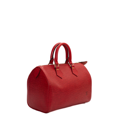 Louis Vuitton Epi Speedy 25 Handbag Mini Boston Bag M59032 Noir – Timeless  Vintage Company