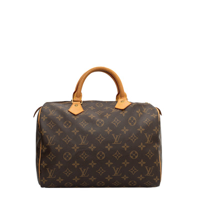  Louis Vuitton, Pre-Loved Monogram Canvas Speedy 30, Brown :  Luxury Stores