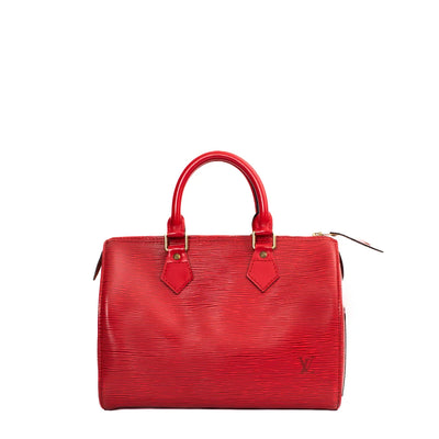 LOUIS VUITTON Speedy 30 Used Handbag Epi Leather Red M43007 Vintage #A –  VINTAGE MODE JP