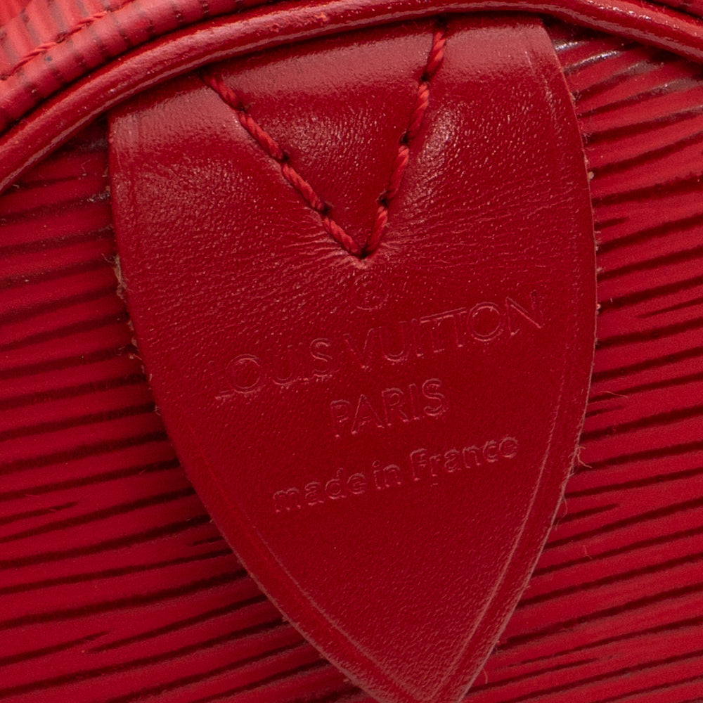 Louis Vuitton Red Epi Speedy Doctor Bag 30cm – I MISS YOU VINTAGE