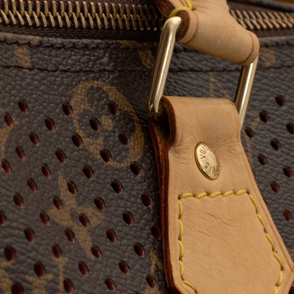 Perforated Edition Speedy bag in brown monogram canvas Louis Vuitton -  Second Hand / Used – Vintega