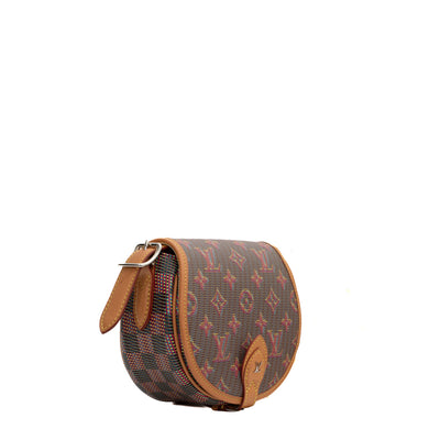 Vintage Tambourin bag in brown monogram canvas Louis Vuitton - Second Hand  / Used – Vintega