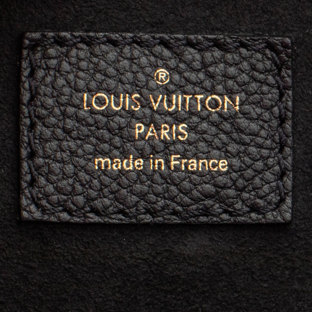 Sac Tambourin en cuir empreinte noir Louis Vuitton - Seconde Main /  Occasion – Vintega