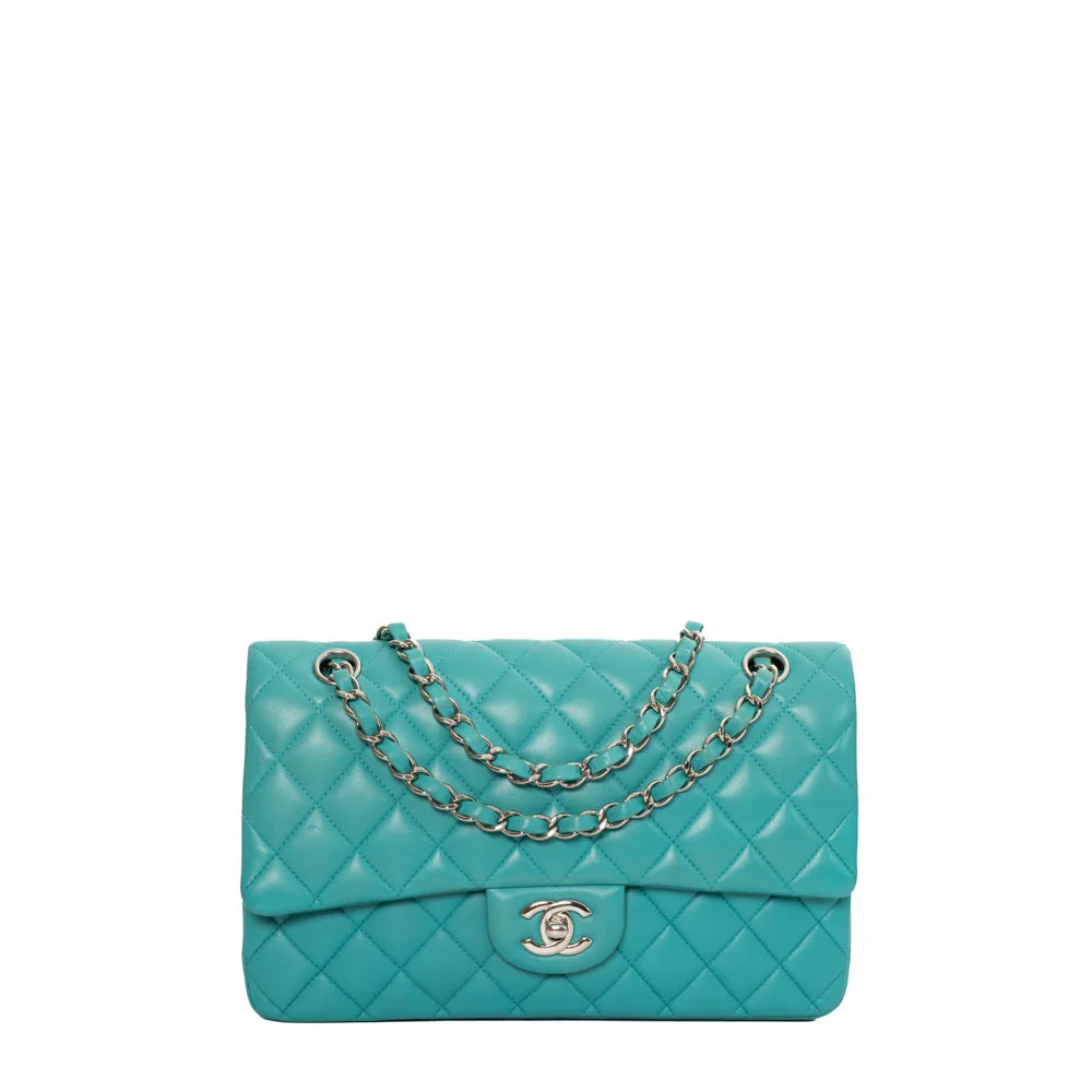 Timeless / Classic Medium bag in Chanel blue leather - Second Hand ...