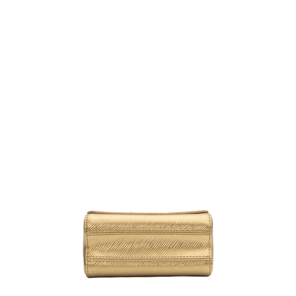 Twist Mini bag in gold leather