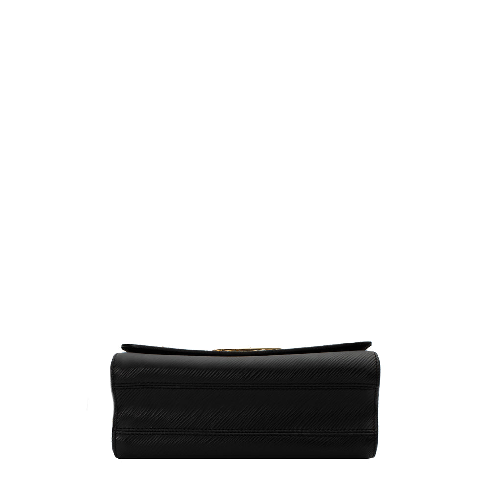 Louis Vuitton Black Epi Twist Love Lock Chain Wallet Leather ref