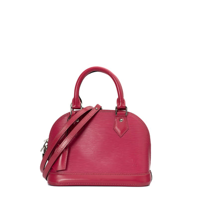 Alma BB bag in pink patent leather Louis Vuitton - Second Hand / Used –  Vintega