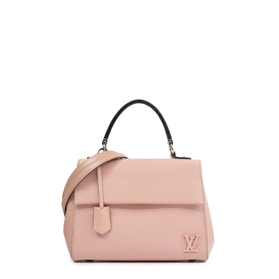 Japan Used Bag] Used Louis Vuitton Cluny Epi Noir/Leather/Blk Bag