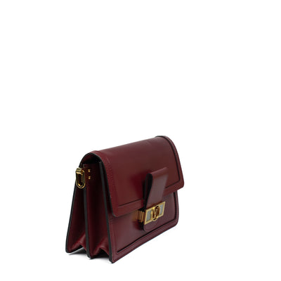 LOUIS VUITTON Dauphine Verni Shoulder bag in Red Patent leather Louis  Vuitton