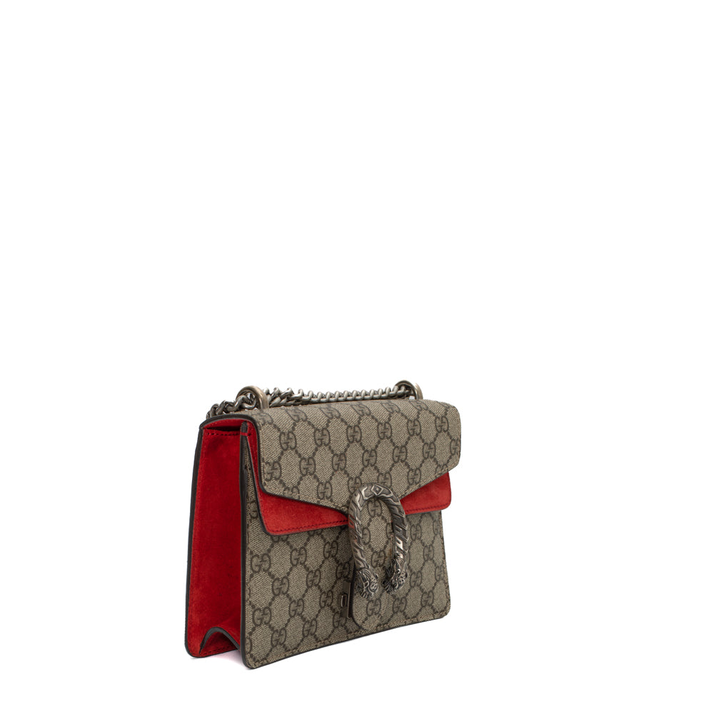 Dionysus Small Size bag in beige monogram canvas Gucci Second