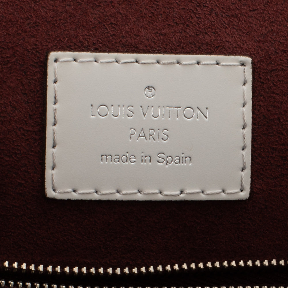 Sac à main Louis Vuitton en toile blanc