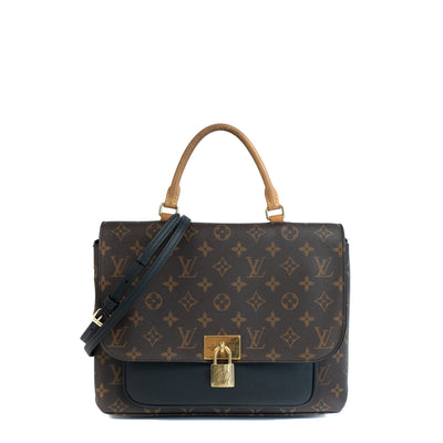 Louis Vuitton - Authenticated Marignan Handbag - Cloth Brown Plain for Women, Good Condition