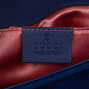 Gucci Handtaschen aus Samt - Blau - 37232257