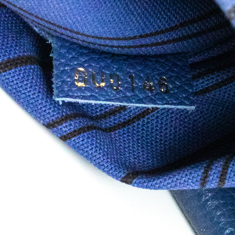 Blaue Georges MM-Tasche aus geprägtem Louis Vuitton-Leder - Gebraucht /  Gebraucht – Vintega