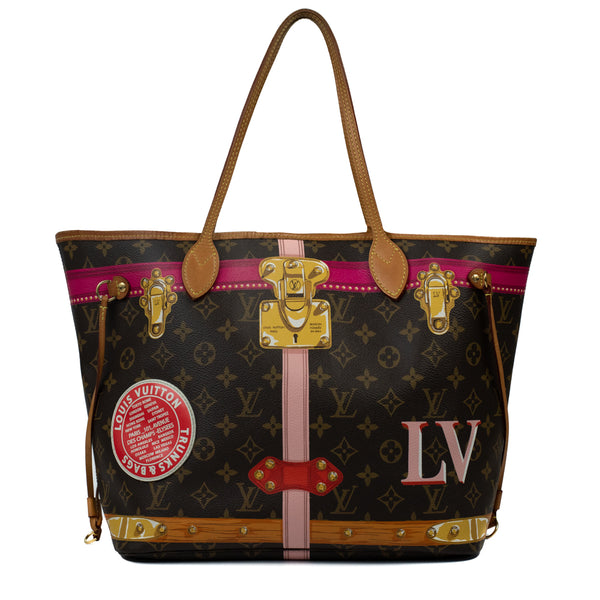 Neverfull bag - Limited Edition in brown canvas Louis Vuitton - Second Hand  / Used – Vintega