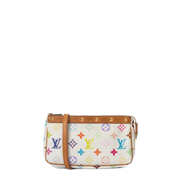 Louis Vuitton, Bags, Black Friday Sale Authentic Louis Vuitton Murakami  Multicolor Crossbody Wallet