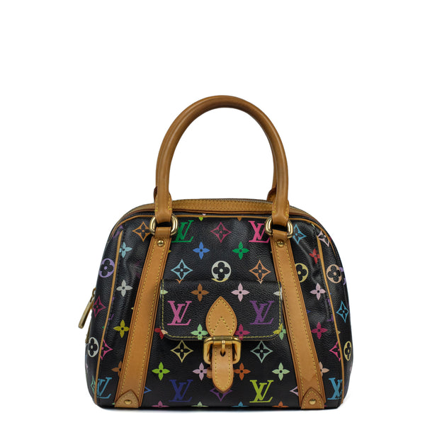 Priscilla Vintage bag in multicolored monogram canvas Louis