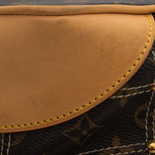 Louis Vuitton Rivet Brown Canvas Shoulder Bag (Pre-Owned)