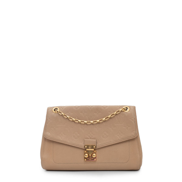 Louis Vuitton St. Germain flap bag dune leather, beige Louis
