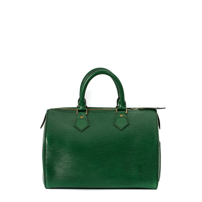 Louis Vuitton Vintage Louis Vuitton Speedy 25 City Green Epi Leather