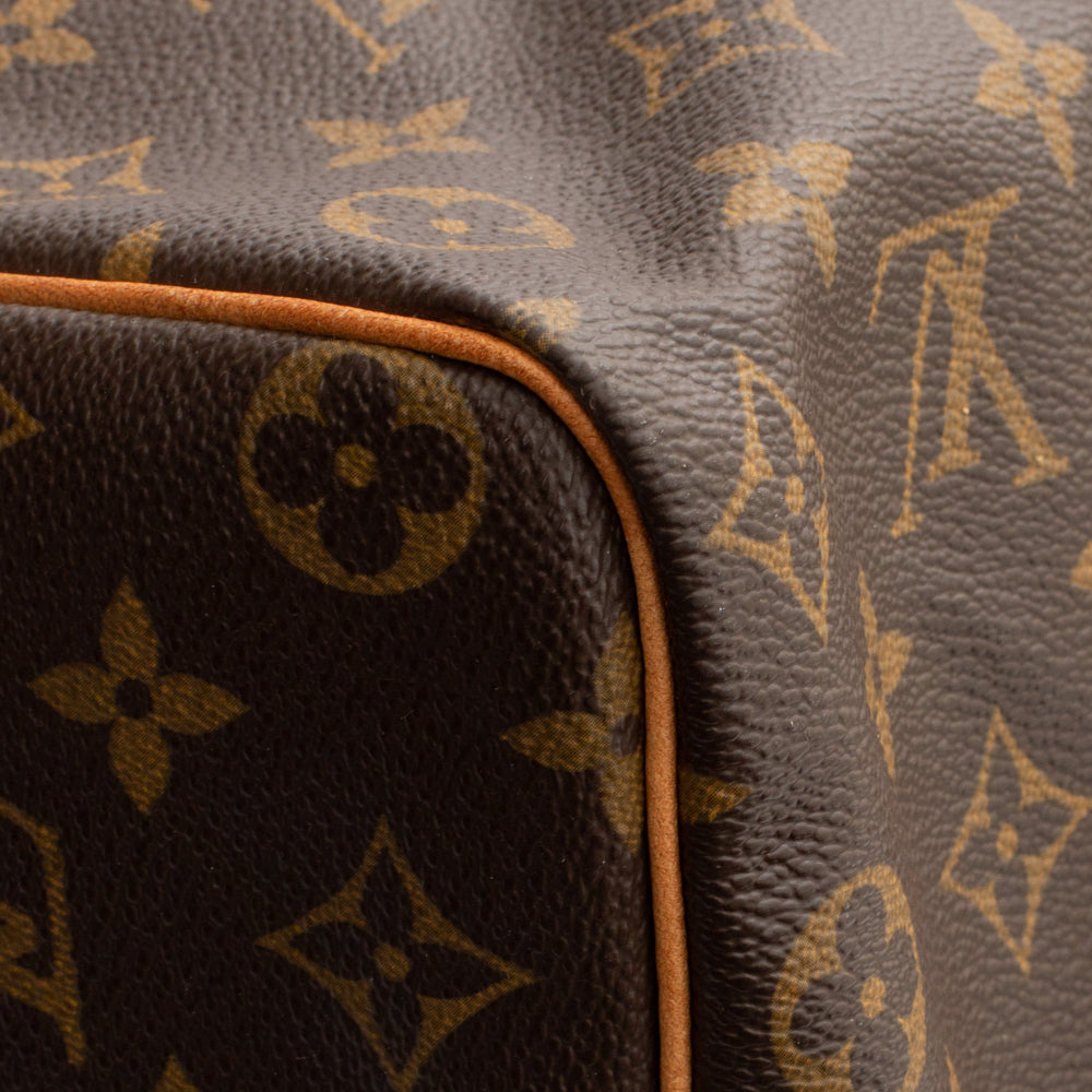 Borsa Louis Vuitton Speedy 35 vintage in tela monogramma marrone