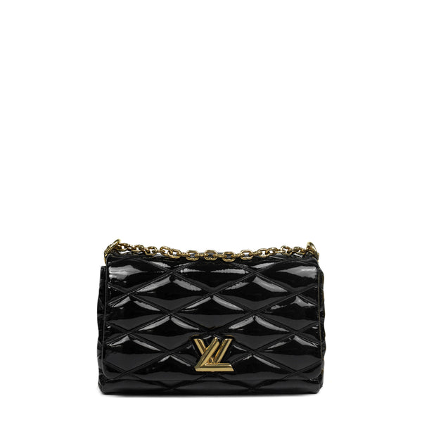 Louis Vuitton Black Quilted Leather GO-14 Malletage Mini Bag Louis Vuitton