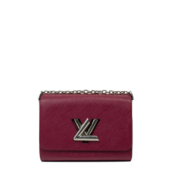 Louis Vuitton Pink Epi Twist Compact Wallet Brown Leather Cloth