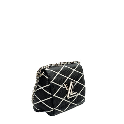 Louis Vuitton, Bags, Rare Color Combo Authentic Louis Vuitton Mm Twist In  Beige And Black