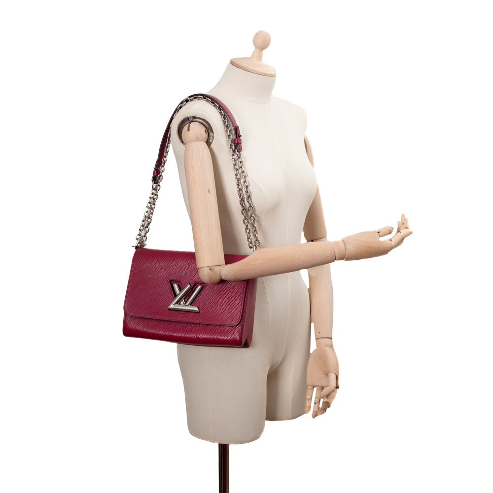 M21555 Louis Vuitton Monogram Flowers Twist MM Handbag